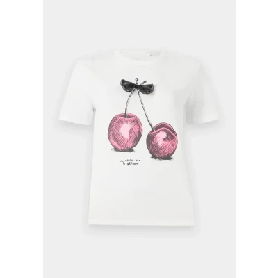 Image de ONLY Onlnita Tshirt imprimé Cloud dancer, Femme, Taille: Large, dancer