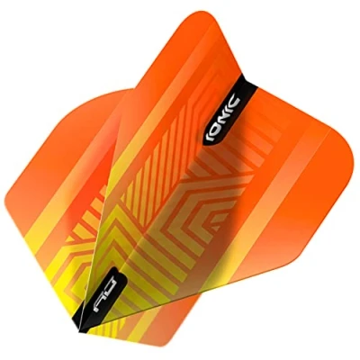 Image de RED DRAGON Hardcore Ionic Orange Dart Flights 3 Sets per Pack (9 in Total)