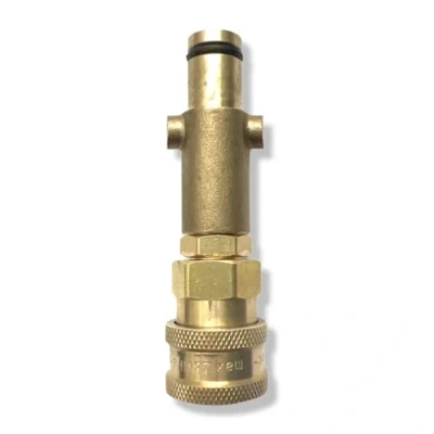 Image de M&amp;M Smartek Raccord rapide à baïonnette 1/4&quot; Pour Nettoyeur haute pression comme Compatible avec Nilfisk Lance mousse en laiton Gerni #2