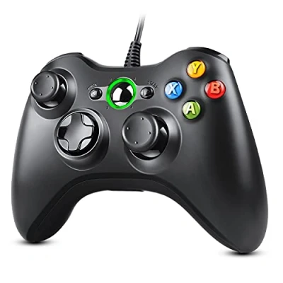 Image de Zexrow Manette Filaire Xbox 360, USB du Contrôleur de Jeu avec Double Vibration pour PC 360 Windows