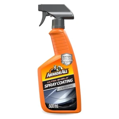Image de Armor All Ultra Shield Plus Spray de Revêtement en Céramique 500 ML, Technologie Déperlante et Anti Saleté pour Éviter Les Taches