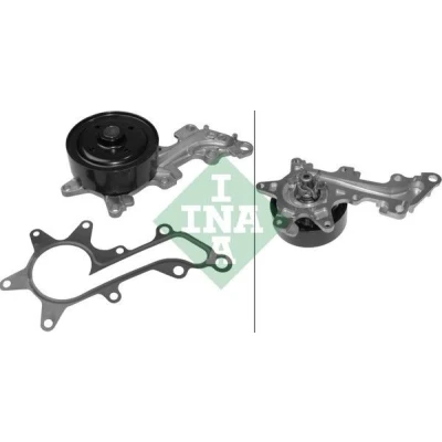 Image de INA 538 0550 10 Pompe à eau avec poulie joint d&#039;étanchéite pour système dentrainement courroie trapézoïdale nervures TOYOTA: Auris Break