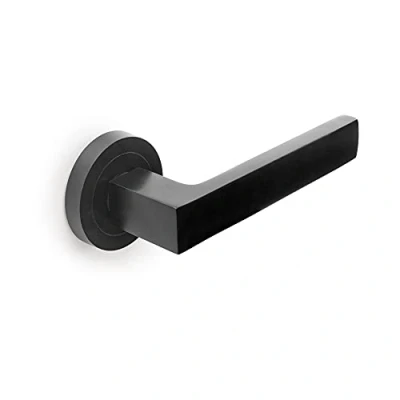 Image de EMUCA 9171914 Poignée de Porte intérieur, Noir, 1 set