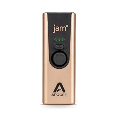 Image de Apogee Jam X Interface audio USB portable pour guitares et instruments, iOS, macOS PC, compression analogique intégrée, Ableton Live Lite gratuit, Neural DSP Archetype Tim Henson