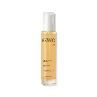 Image de Laboratoires de Biarritz Huile Sèche à l’Extrait d’Algue Brune Certifiée Bio Visage, Corps &amp; Cheveux Toucher Sec Non Collant 100 ml Fabriquée en France