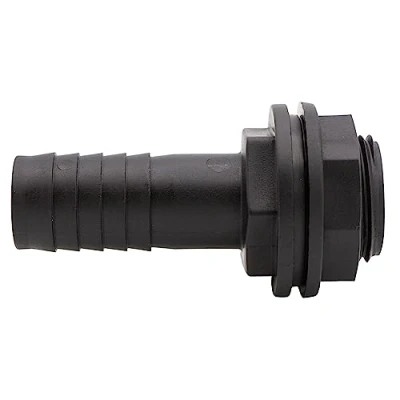Image de VARIOSAN Raccord de réservoir 16232, filetage extérieur 3/4&quot; x 19 mm, polypropylène, noir, avec joint
