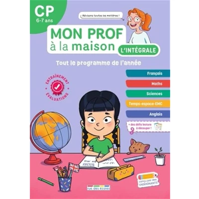 Image de mon prof à la maison Multimatières CP Toute année: Français, maths, histoire géo, anglais, évaluations, dictées... un outil complet pour réviser !