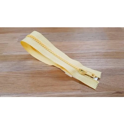 Image de Prym Fermeture Eclair Z54, Moulée, jaune paille, 45cm