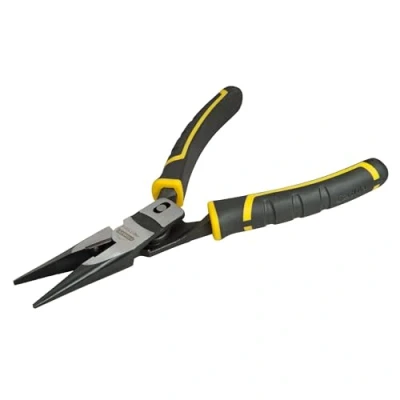 Image de Stanley Fmht0 70812 Pince à Bec Long Gamme Fatmax Mécanisme Pivot Plus De Force Coupe Corps Forgé En Acier Traitement Thermique Mâchoire Effilée Poignée Soft Grip