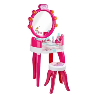 Image de Centre de Beauté Barbie avec Fonction Sonore et Lumineuse, Grand Modèle