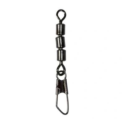 Image de Maver Emerillon de Pêche Rolling Girella Tripla High Speed Con Moschettone Taille 16 8 kg à Agrafe