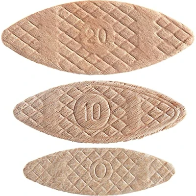 Image de Trend Ensemble de 1000 biscuits d&#039;assemblage en hêtre (No. 0, 10, 20) pour le travail du bois, l&#039;assemblage et l&#039;encadrement meubles, BSC/MIX/1000