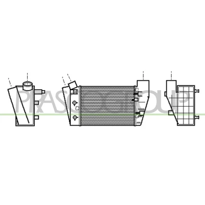 Image de PRASCO AD020N006 Intercooler AUDI: A4 B7 Avant, Berline, B6 Avant