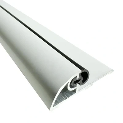 Image de HOMEWELL Seuil de porte PMR, Largeur 50mm Lg 1,95 m + joint d&#039;étanchéité Laqué blanc
