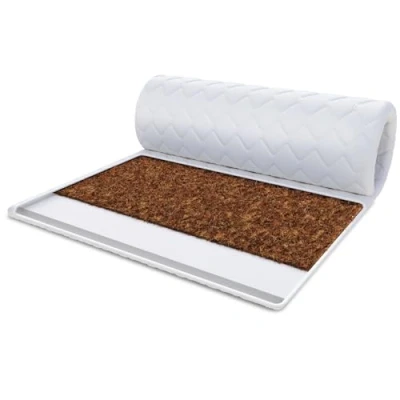 Image de FDM Surmatelas en mousse à froid coco 200 x cm Dureté H4 Hauteur env. 4 Convient aux personnes allergiques Certifié Öko Tex Blanc