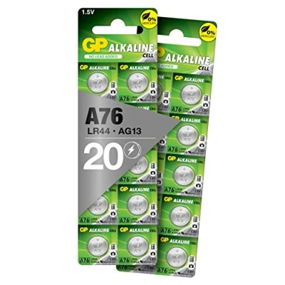 Image de GP A76 2C10 Piles boutons alcalines Box of 20