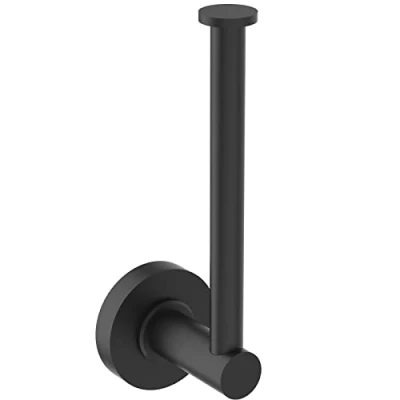 Image de Ideal Standard IOM Porte Papier Toilette Mural Distributeur Rouleaux WC Forme Rond Accessoire Salle de Bain Noir mat A9132XG