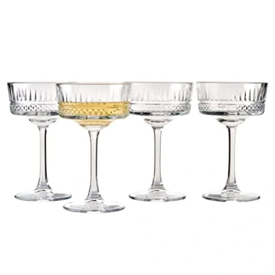 Image de Pasabahce 471504 Elysia Lot de 4 tasses Champagne, verre, transparent, 26 cl