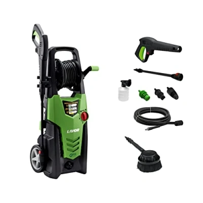 Image de LAVOR Nettoyeur Haute Pression PLANET 160 WPS avec Programmes de Lavage WPS, Enrouleur et Brosse Rotative, Puissance bar Max, Débit 510 l/h Moteur 2500W