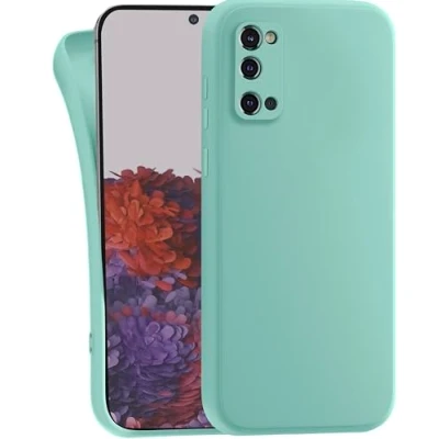 Image de MyGadget Coque pour Samsung Galaxy S20 Case TPU Souple &amp; Soft Cover Protection Extra Fine Légère Étui Coloré Anti Choc et Rayures Vert Menthe