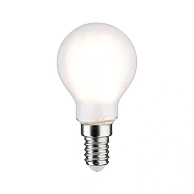 Image de Paulmann 28652 LED Chute de 6,5 Watts E14 Matt Blanc Chaud 286,52, Verre, 6 W