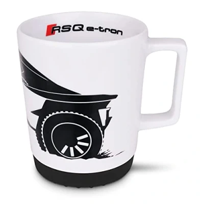 Image de Audi 3292201100 Tasse à café en porcelaine Motif RS Q e tron Blanc 270 ml