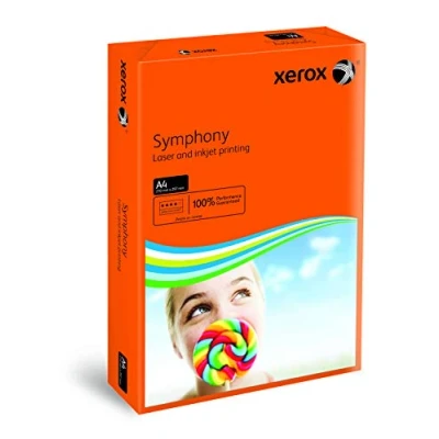 Image de Xerox Symphony intense Papier de couleur Orange 160 g/m² A4 Ramette 250 feuilles