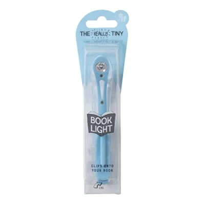 Image de IF Really Tiny Book Light (Sky Blue) Compact Reading Lights for Books in Bed Flexible Clip On A Great Lamp with Batteries Included