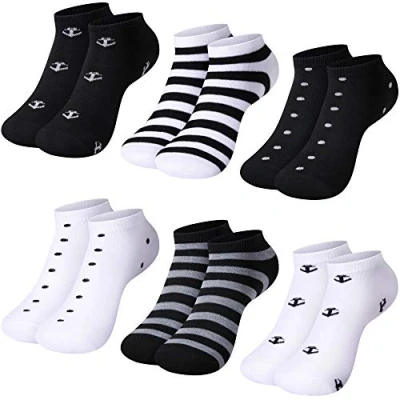 Image de L&amp;K II 12 Paires er Chaussettes baskets Femme Multicolores avec différents Motifs 92280 39 42