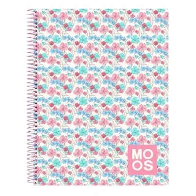 Image de Cahier Moos Flores SAFTA 120 feuilles Couverture rigide Pour enfants Confortable et polyvalent