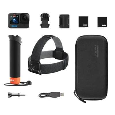 Image de GoPro HERO12 Fun Bundle caméra pour sports d&#039;action 27 MP 5K Ultra HD CMOS Wifi 121 g Neuf