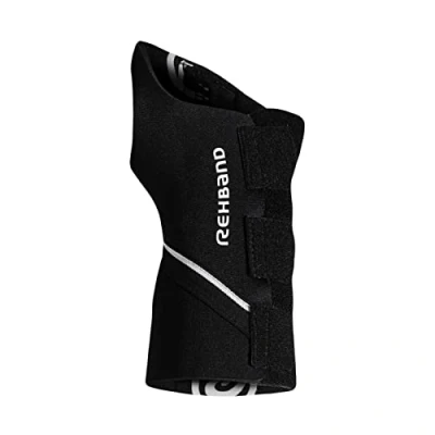 Image de Rehband UD bandage pour poignet, néoprène support poignet avec attelle intégrée, Couleur:Noir, Taille:S/M, Côté:Gauche