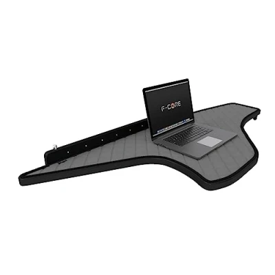 Image de F CORE Tablettes Tableau de Bord Camion compatibilité pour DAF XF NG XG XG+ 10.21 Double Gris