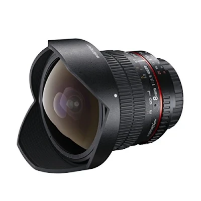 Image de Objectif Oeil de poisson WALIMEX FISHEYE WP 8MM 3.5 II pour Nikon