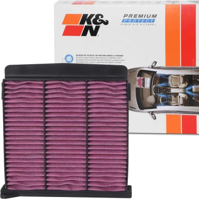 Image de K&amp;N Filters DVF5051 Filtre d&#039;habitacle à charbon actif 232 74 carré(e) MITSUBISHI: L200 / Triton IV Pick up, Grandis, Lancer 7 Limousine