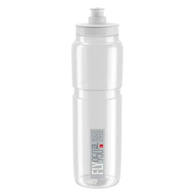 Image de Elite Fly, borraccia trasparente con logo grigio 950 ml