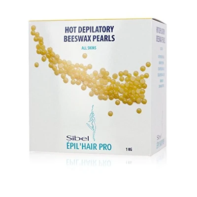 Image de Sibel cire épilation réutilisable d&#039;abeille perles Beeswax Miel, toutes peaux Liposoluble, Sans bandes, 1000g