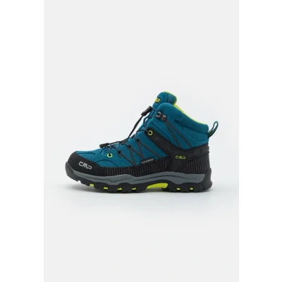 Image de CMP Rigel MID Trekking WP Unisex Chaussures de montagne pour enfants, Taille: 35, Deep lake/acido Cuir et textile