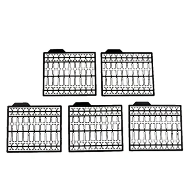 Image de MagiDeal 5pcs Bouillette Arrête Résistant pour Bouillettes Accessoires Carpe Appâts Léger, Noir, comme décrit