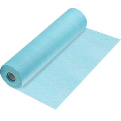 Image de 100%Mosel Chemin de Table en Non tissé, Bleu Ciel (30 cm x 25 m), Nappe décorative pour Anniversaires Mariages et des Occasions spéciales