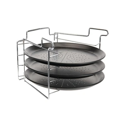 Image de Plateau pour Four Tower Set de 6 Pièces Noir Compatible Lave Vaisselle Traditionnel