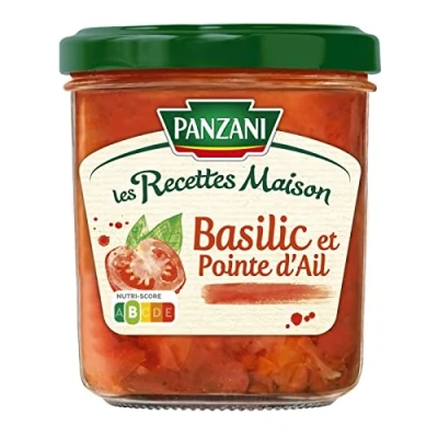 Image de PANZANI Sauce Qualité Fraichement Cuisinée Basilic 320G Lot De 4