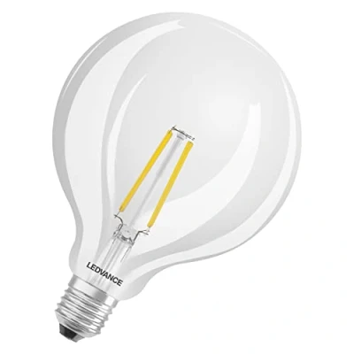 Image de LEDVANCE Lampe LED intelligente avec technologie WiFi, douille E27, Dimmable, blanc chaud (2400 K), remplace les lampes à incandescence par 60W, SMART+ WiFi Globe Edison paquet de 1