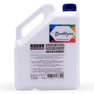 Image de Foning Medium 3 litres pour les applications d&#039;écoulement et d&#039;arrosage, moyen, arrosoir peinture acrylique, non jaunissant, flexible, imperméable à l&#039;eau, augmente le flux de 3000 ml