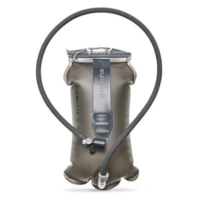 Image de Hydrapak Force poche/réservoir d&#039;eau ultra durable pour sacs à dos d&#039;hydratation, 3 litres (66 oz), tube isotherme, sûr et fiable, gris (A522)