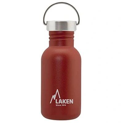 Image de LAKEN Bot. ac. inox Basic 500ml S/S tapón Rojo