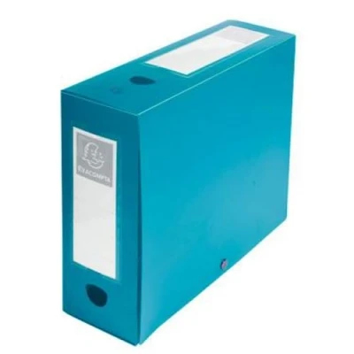 Image de Lot de 10 Boîte à archives polypro pression, dos 100, coloris vert