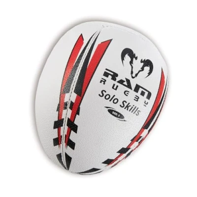 Image de Ram rugby ballon de solo Skills (taille 4) Entraînez vous au avec cette demi innovante Rebounder Idéal pour s&#039;entraîner en contre un mur.