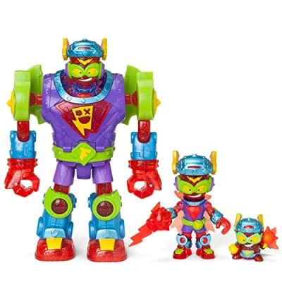 Image de SUPERTHINGS Superbot Fury Storm Robot articulé avec Accessoires de Combat, 1 Kazoom Kid et SuperThing exclusifs