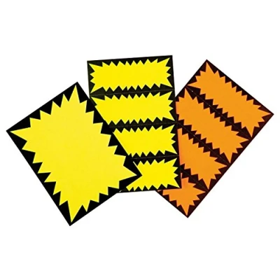 Image de Apli 066318 400 Gamme Fluo Non Effaçable, 35mm x 90mm, 250 g, Jaune Noir